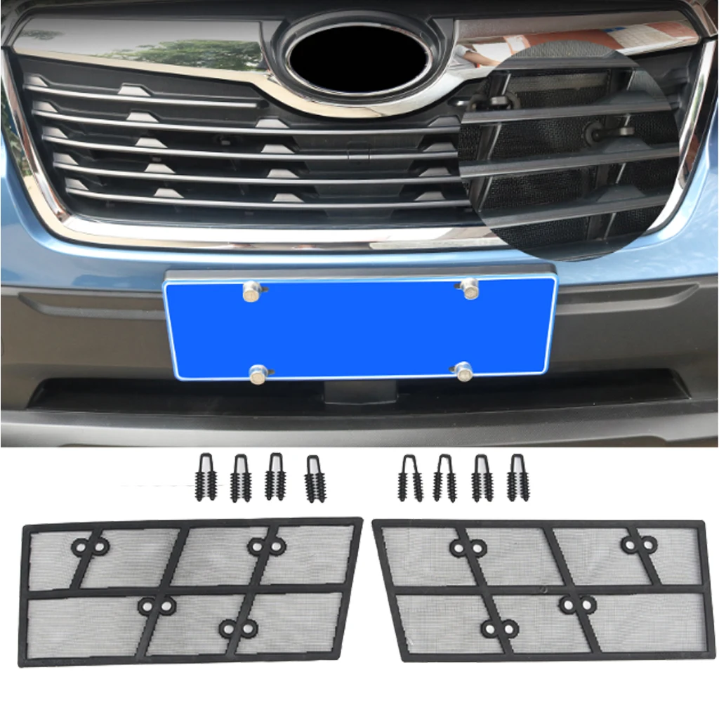 

For Subaru Forester 2018 2019 Car Front Insect Grill Net Protective Screening Mesh Steel Cover Accessories