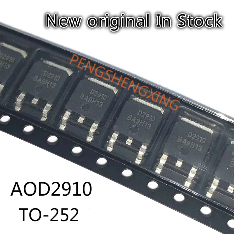 10PCS/LOT  AOD2910  31A 100V TO-252  New original spot hot sale