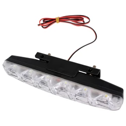 2 Stuks Auto Auto Dagrijverlichting Daglicht Drl 6 Led 12V Waterdichte Verlichting Mistlamp 6000K auto-Styling Lamp Auto Styling Lamp