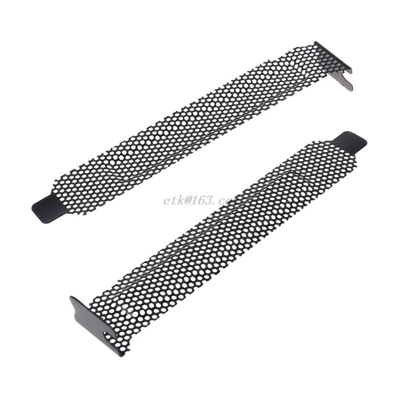 5PCS Ventilation Deflector PCI Slot Cover Frame Chassis Bits Block Cooling Fan Dust Filter Ventilation PC Computer Case Electrop