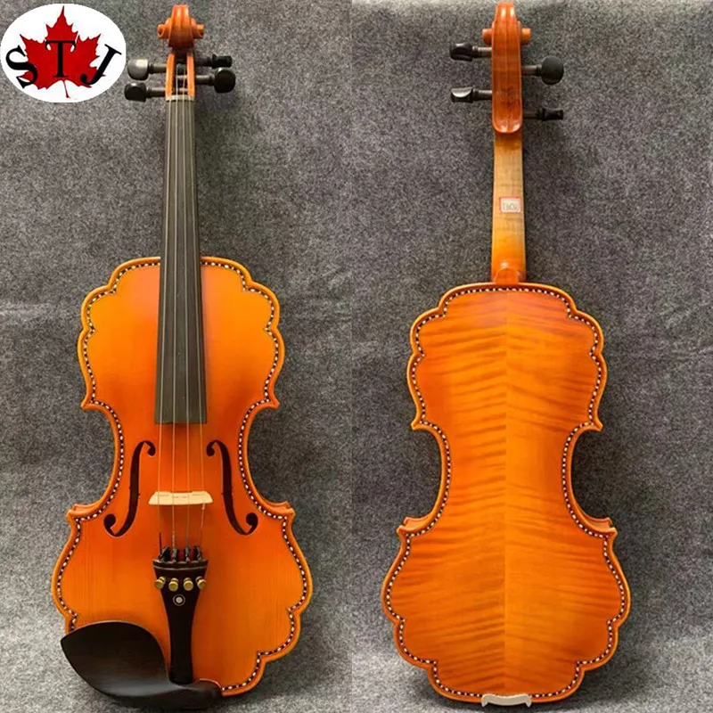 

Baroque style SONG Brand violin 4/4,inlay nice shell, tone quality guarantee,sound let your taste#13870