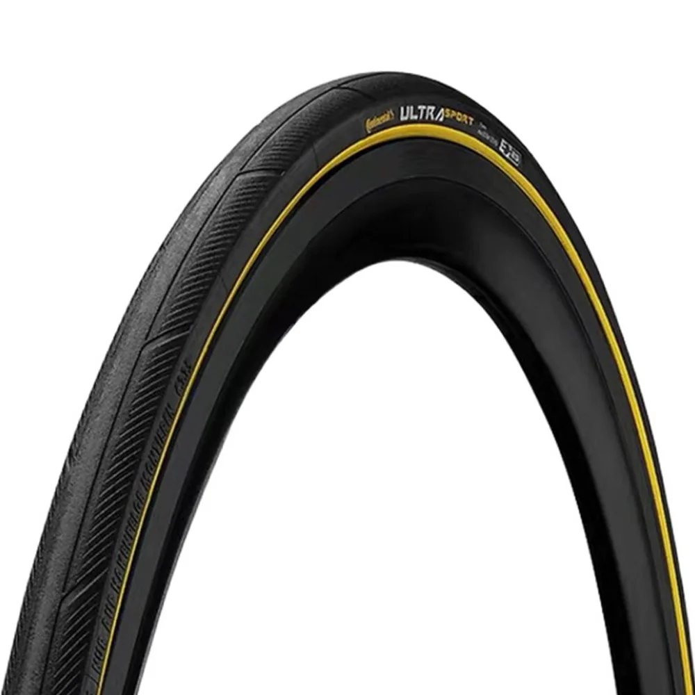 Continental Road Tire, Pneu De Cascalho Dobrável, Ultra Sport III e Grand Sport Race, Preto Amarelo Bike Clincher, 700x 25C, 28C, 23C