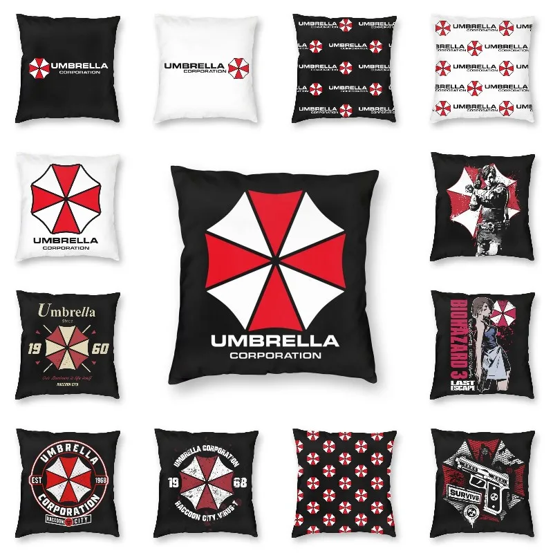 

Наволочка для подушки Umbrella Corporation, домашний декор, квадратная наволочка для подушки, постельное белье для дивана, модная удобная наволочка