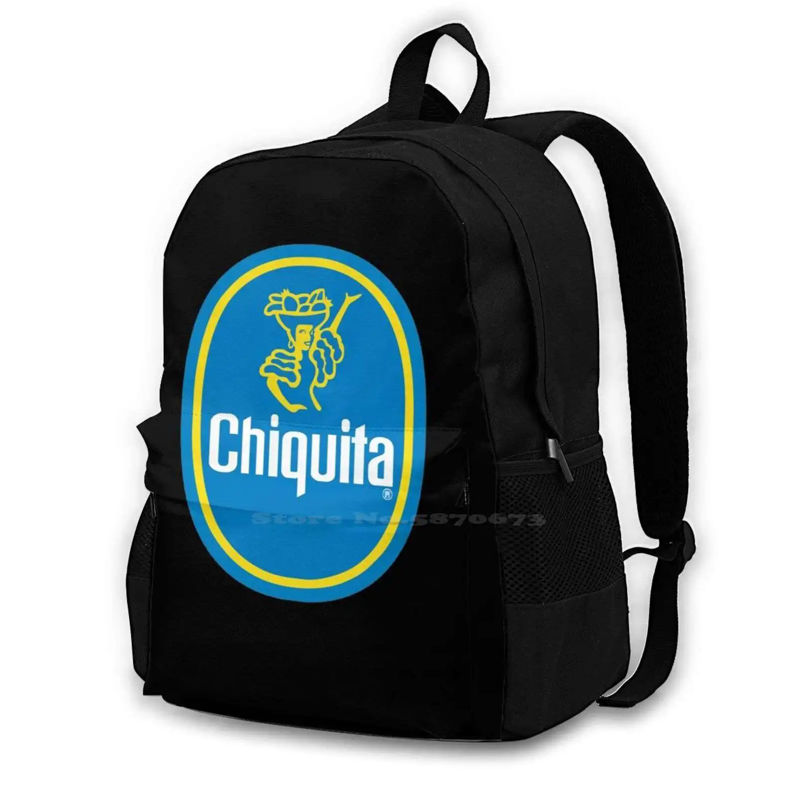 Best Selling-Chiquita Backpacks For School Teenagers Girls Travel Bags Banana Chiquita Fruit Funny Cute Yellow Food Spanish