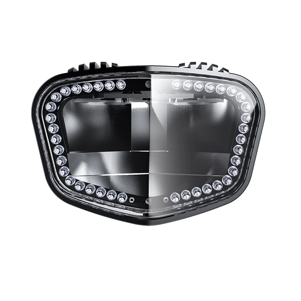 AliExpress Linkbest Electric Bike Light 2000 Lumen Day Running Front Light 49 LEDS Powered High Power Light Bicycle Headlight Lamp