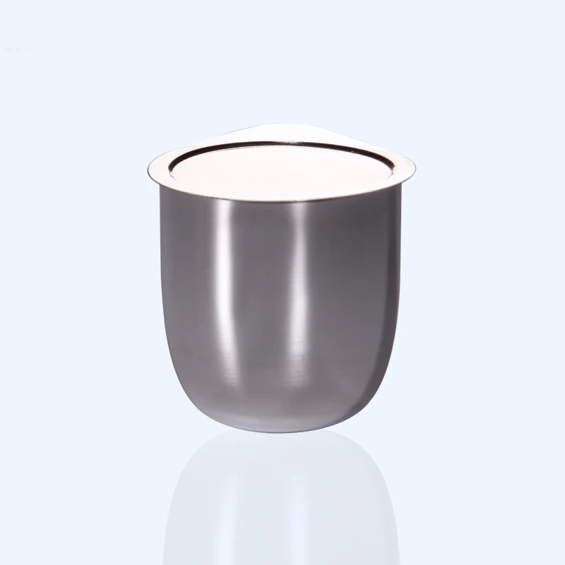 1pcs 30ml silver crucible with cover, experimental supplies, silver crucible with 99.99% silver content