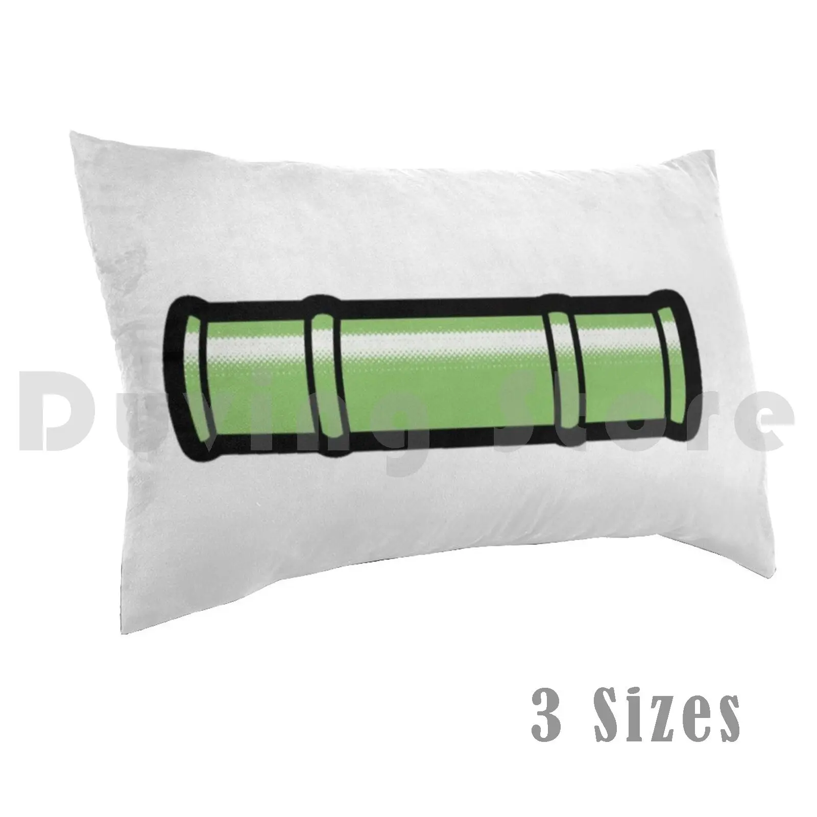 Funda de almohada de bambú blanco impresa 50x75 Bamboo Nezuko Demon