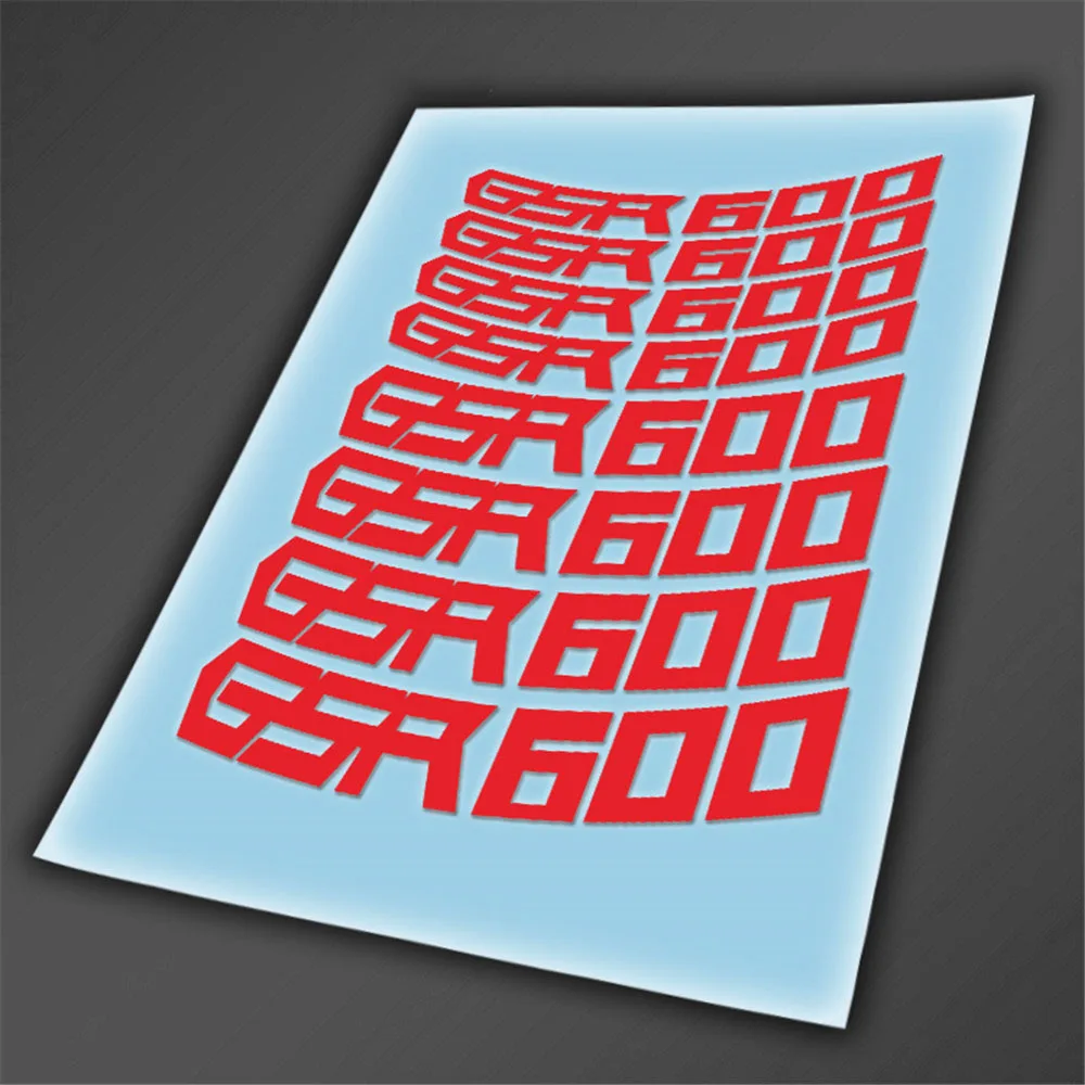 GSR600 Motorcycle Wheel Rim Stickers Tire Reflective Waterproof Stripes Front Rear Decal Stickers For GSR 600 gsr600