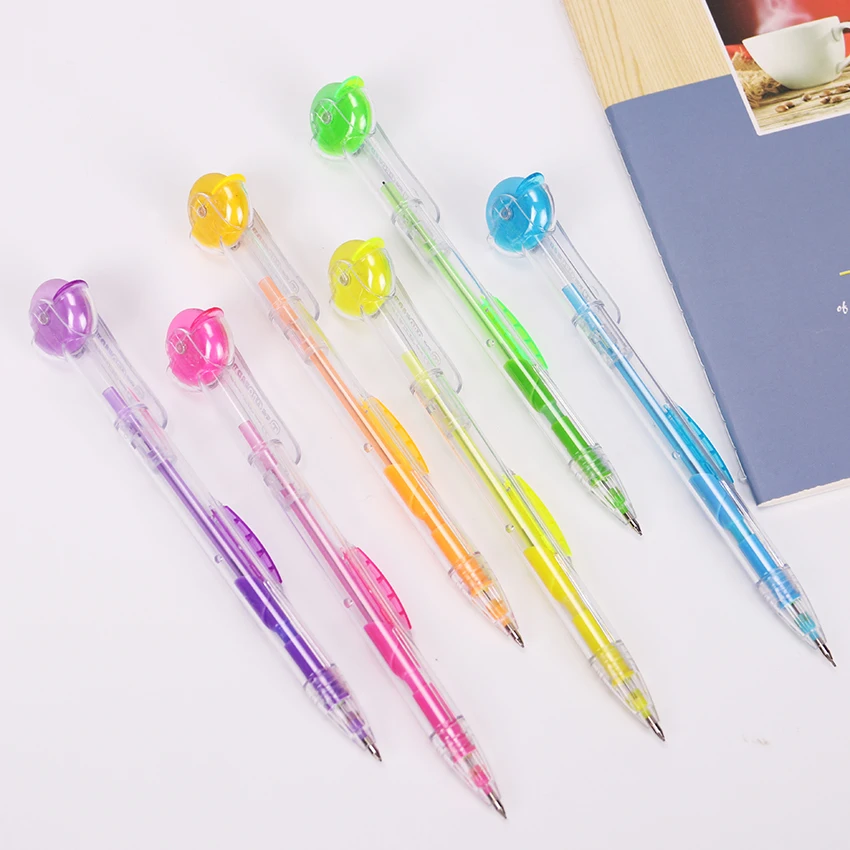 1 Pieces Lytwtw's Kawaii Rolling Eraser Cartoon Mechanical Pencils Writing Drawing Pencil Office School Stationery Supplies