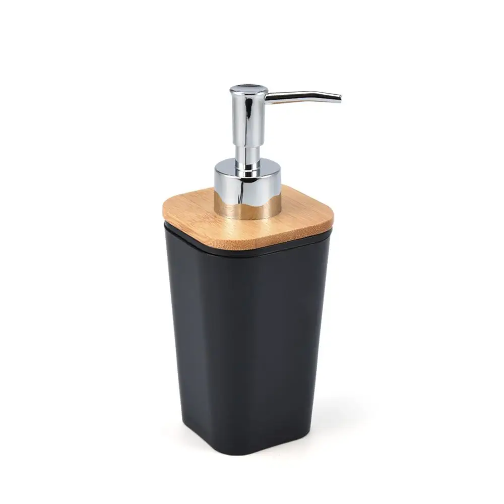 Set of 6 Smartloc Plastic Bathroom Accessories Toothbrush Holder Toothpaste Dispenser Case Soap Box Shower Storage Black