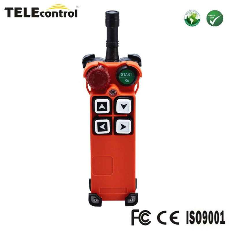 

Telecontrol Telecrane compatible 4 channel single speed push buttons crane radio remote control switch transmitter