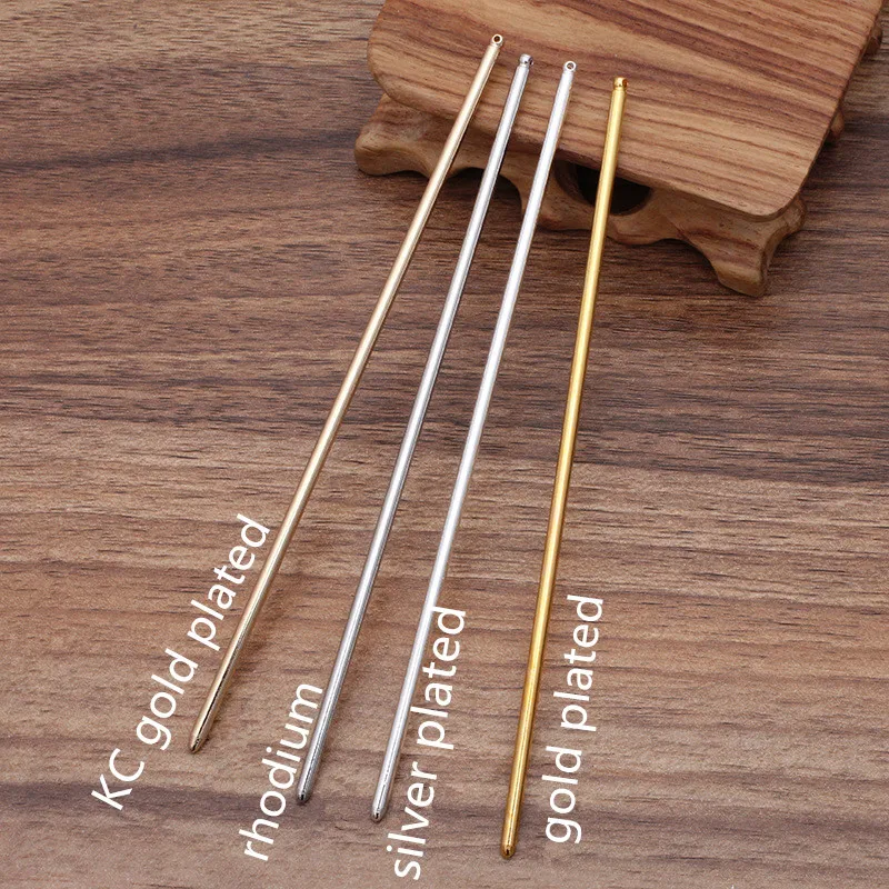 5pcs/lot 125mm 150*3mm Iron Metal Hair Stick Hair Pins Base Setting DIY Jewelry Making Accessories Parts Handmade Components