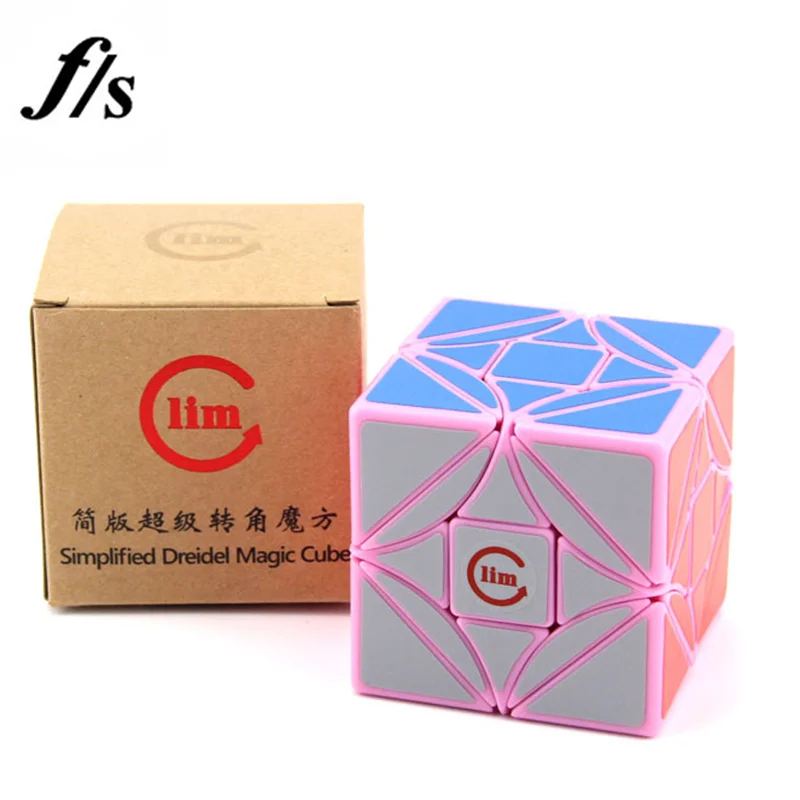 Original Fangshi F/S Lim Dreidel Simple Version Super Corner Turning 3x3x3 Magic Cube Funs LimCube Rotation Collection Puzzle