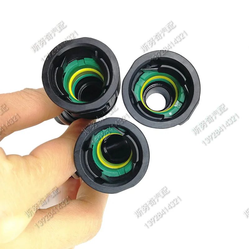 15.82mm ID14 plastic auto fittings fuel line quick connector plastic fuel line connector black color big size quick release 1pc
