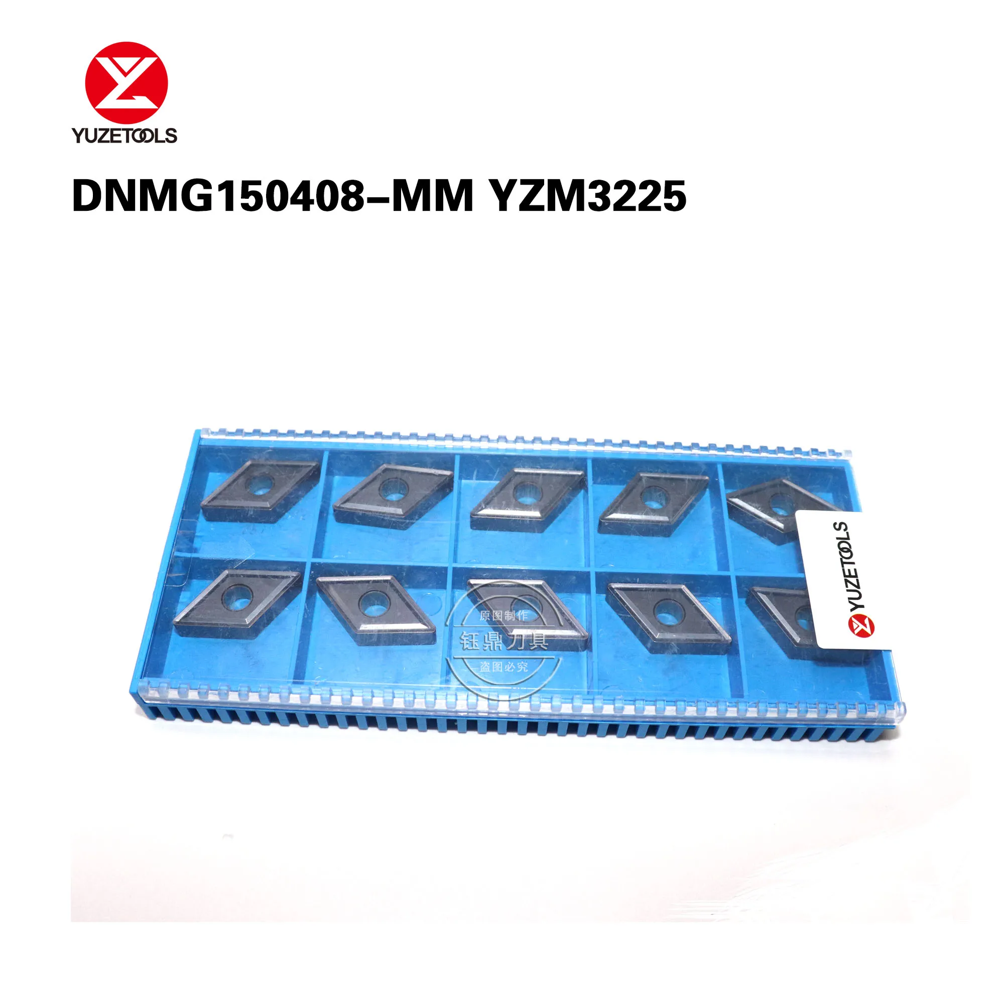 10 قطعة DNMG 150408 -MM YZM3225 CNC تحول مخرطة الفولاذ المقاوم للصدأ معالجة الآلات القاطع كربيد التنغستن إدراج