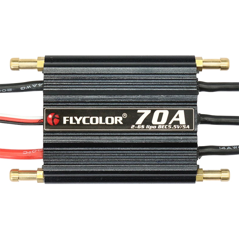 

1PCS Waterproof With BEC Water Cooling System Jet Flycolor 50A 70A 90A 120A 150A For Brushless ESC 2-6S Remote Control Boat