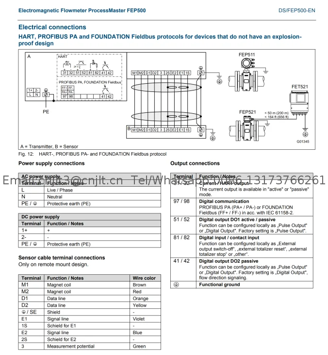 Factory made oem endress hauser electromagnetic flowmeter best price nitrogen gas flow meter mud interface SOT Power Ic