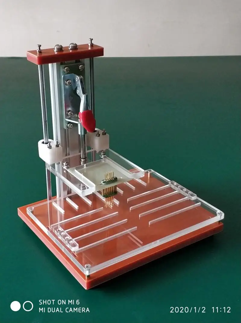 

Burning Fixture Test Frame PCB Fixture Probe Download Program Programming Burning 2.54 2.0 1.27 With Probe