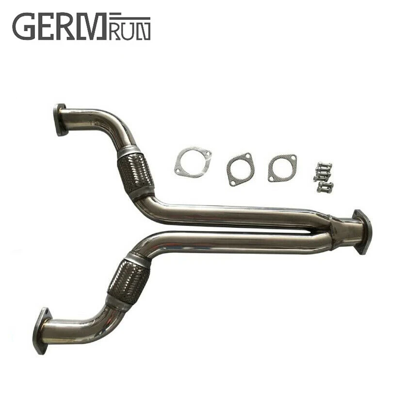 

SS Exhaust Header Y Pipe Fits 03-06 Nis*san 350Z Track/Touring Coupe 2D V6 VQ35DE