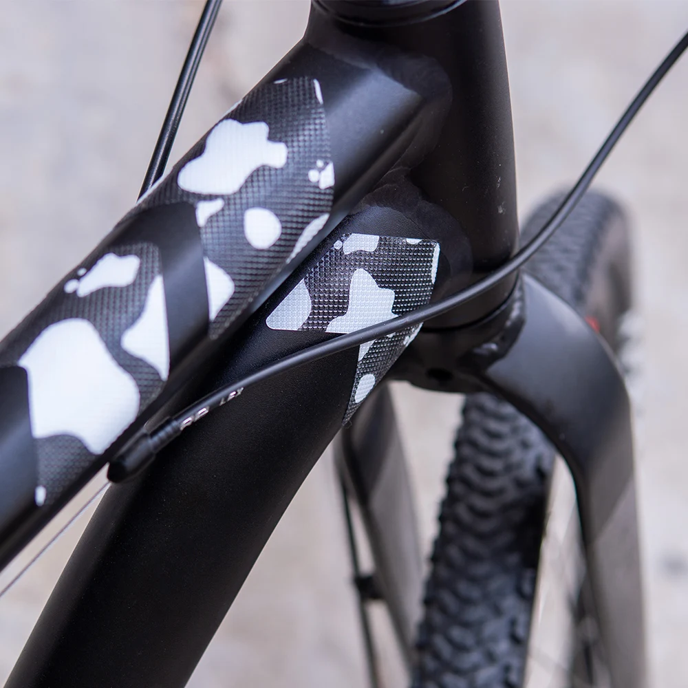 ZTTO Bicycle Protective Film Bicycle Frame Protector Scratch-Resistant Sticker Removeable MTB Road Bike Push Guard Frame Cover