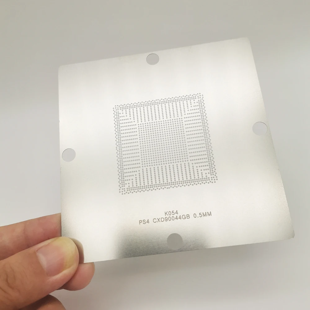 90*90MM BGA Stencil For PS4 CPU CXD90044GB CXD90044  CXD90044GD PS4 PRO CXD90055GB GPU Chip Reballing Kit Stencils Tools 0.5MM