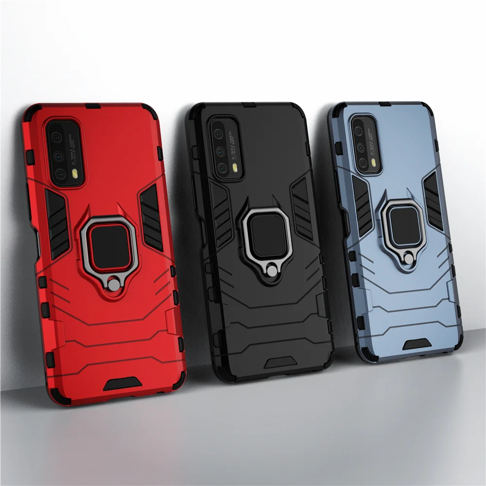 Magnetic Car Shockproof Armor Phone Cover, Case for VIVO IQOO Z1X, Z1x, Z1 X, 5G, 6.57 