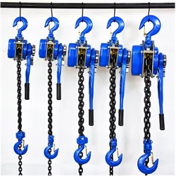 Hand hoist 0.750.81 ton small portable manual hanging hoist hand tensioner tightener