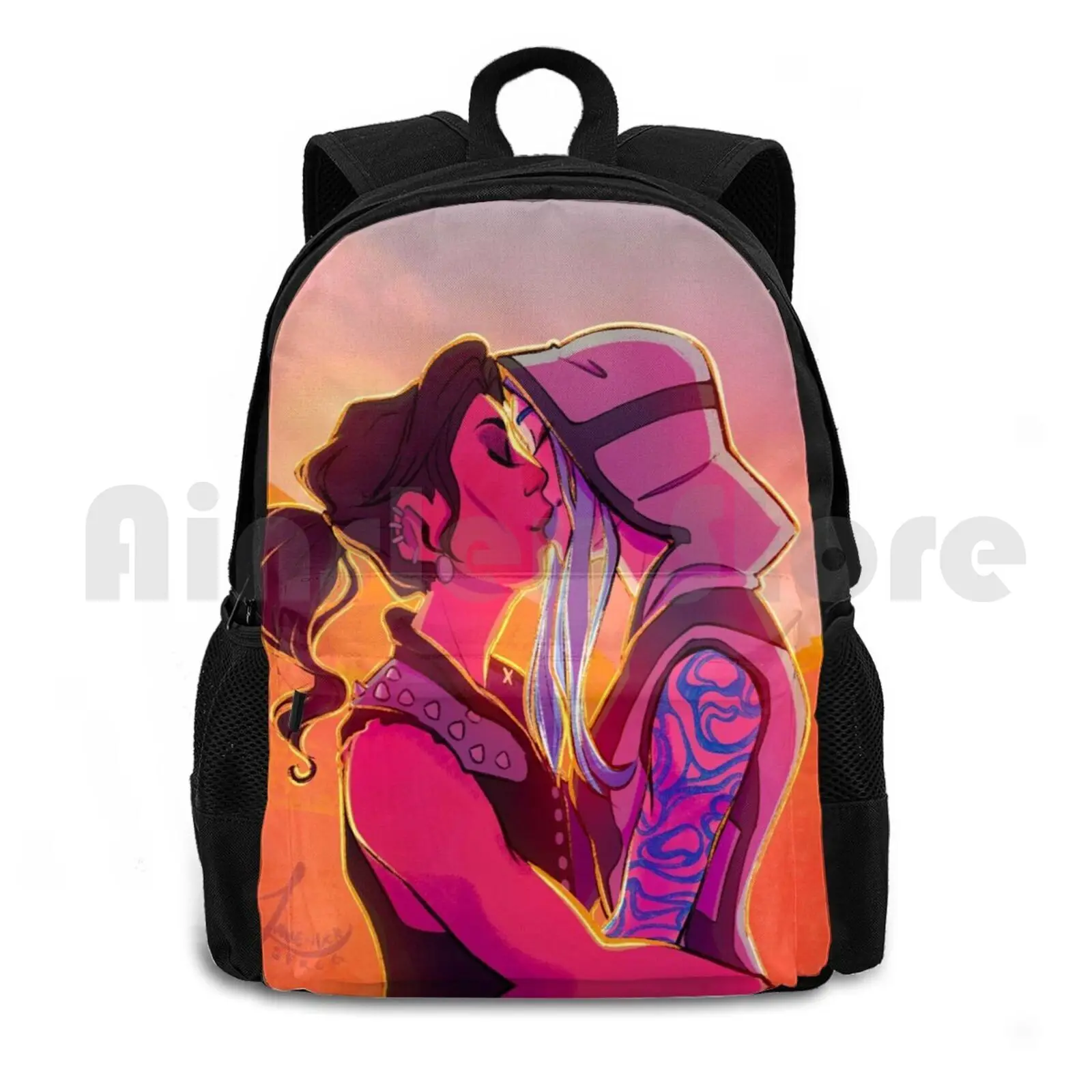 

Pinks Outdoor Hiking Backpack Waterproof Camping Travel 3 Fanart Amara Maya Video Games Fanart Cartoons Doodles
