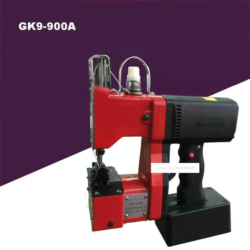 GK9-900A ماكينة خياطة محمولة شحن متكامل ماكينة خياطة مكبس حقيبة من القماش ماكينة ختم 2000-2400 220 فولت إبر/دقيقة