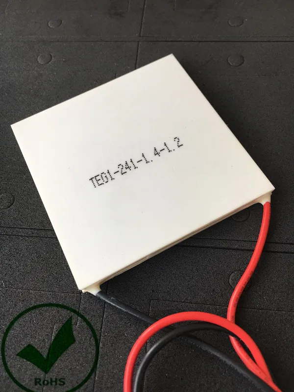 7V 1.25A 55x55mm TEG1-241-1.4-1.2 Thermoelectric Power Generation Peltier Module