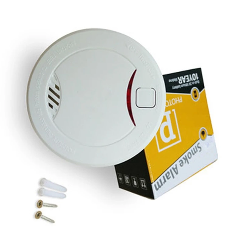 10 Year Life Sealed Lithium Battery and the EN14604 Fire Alarm Sensor is Used Indoors Smoke Detector