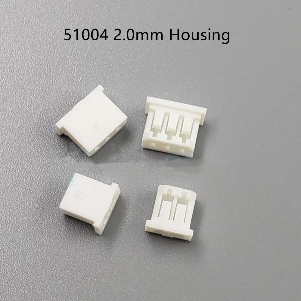 51004 2.0mm Connector Male Plug Plastic Shell Housing 2/3/4/5/6/7/8/9/10P