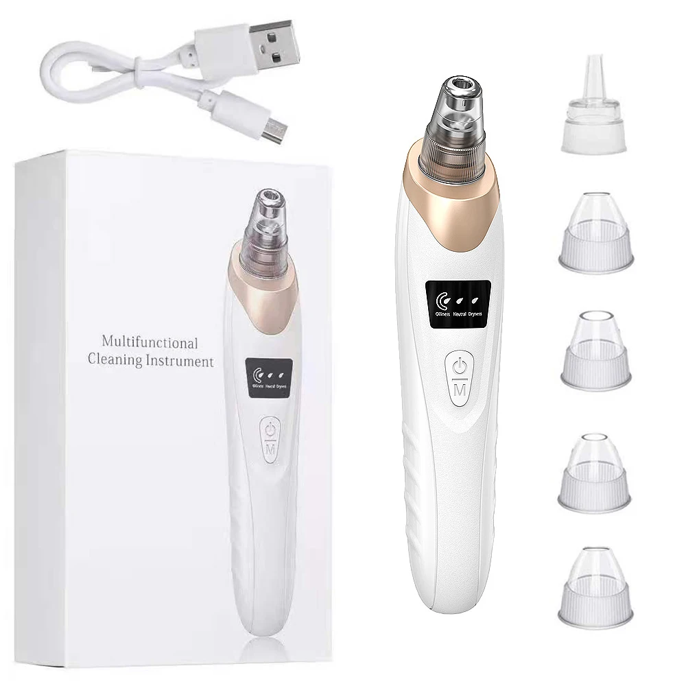 Blackhead Remover Electric Pore Cleaner Vacuum Suction For Acne Pimple Black Head Removal Facial Skin Care Tools Beauty Device