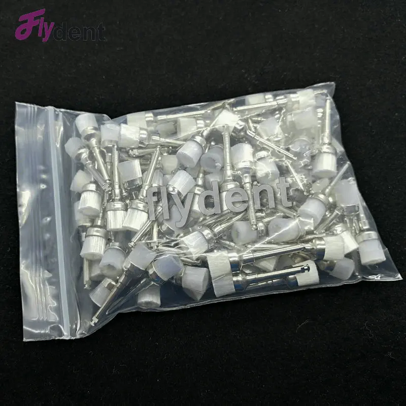 Dental Prophy Brush 100Pcs Bowl Shape New Nylon Polishing Brush dental use