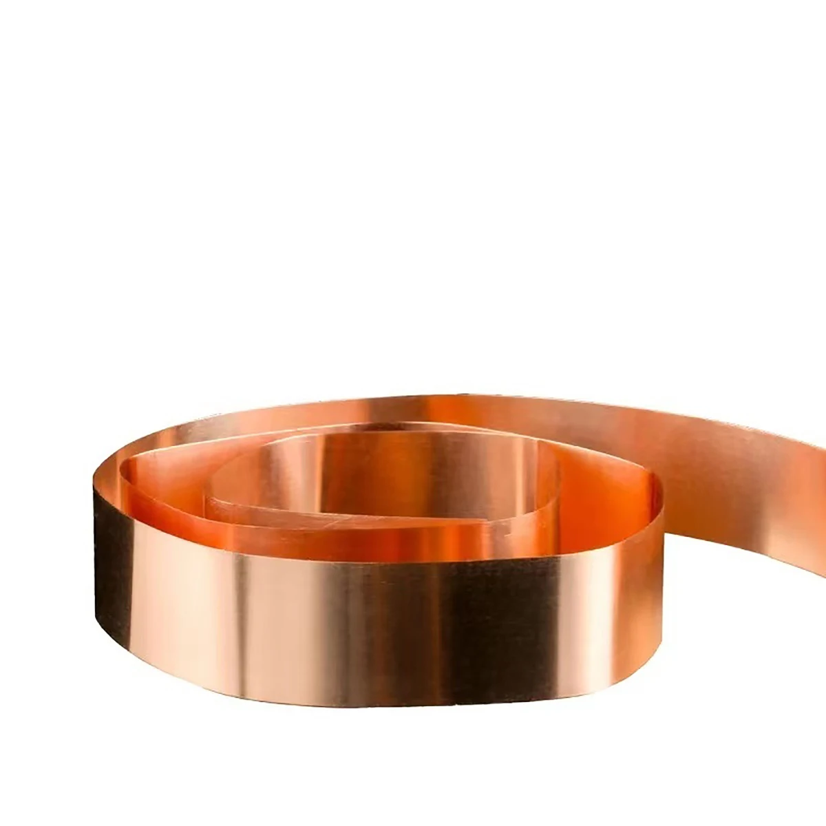 1M 99.99% Pure Copper Foil Strip Width 5/10/20/30mm High Purity T2 Red Copper Narrow Strip Foil Roll Thick 0.1~0.5mm Length 1M