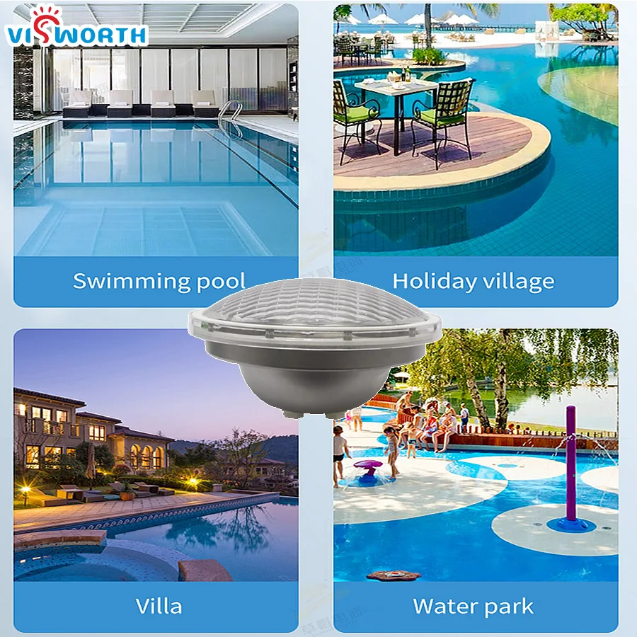 Par56 24W 36W RGB LED Swimming Pool Light SMD5730 Piscina Light Ip68 Waterproof Fountain LED Underwater Bulb Lamp AC/DC 12V