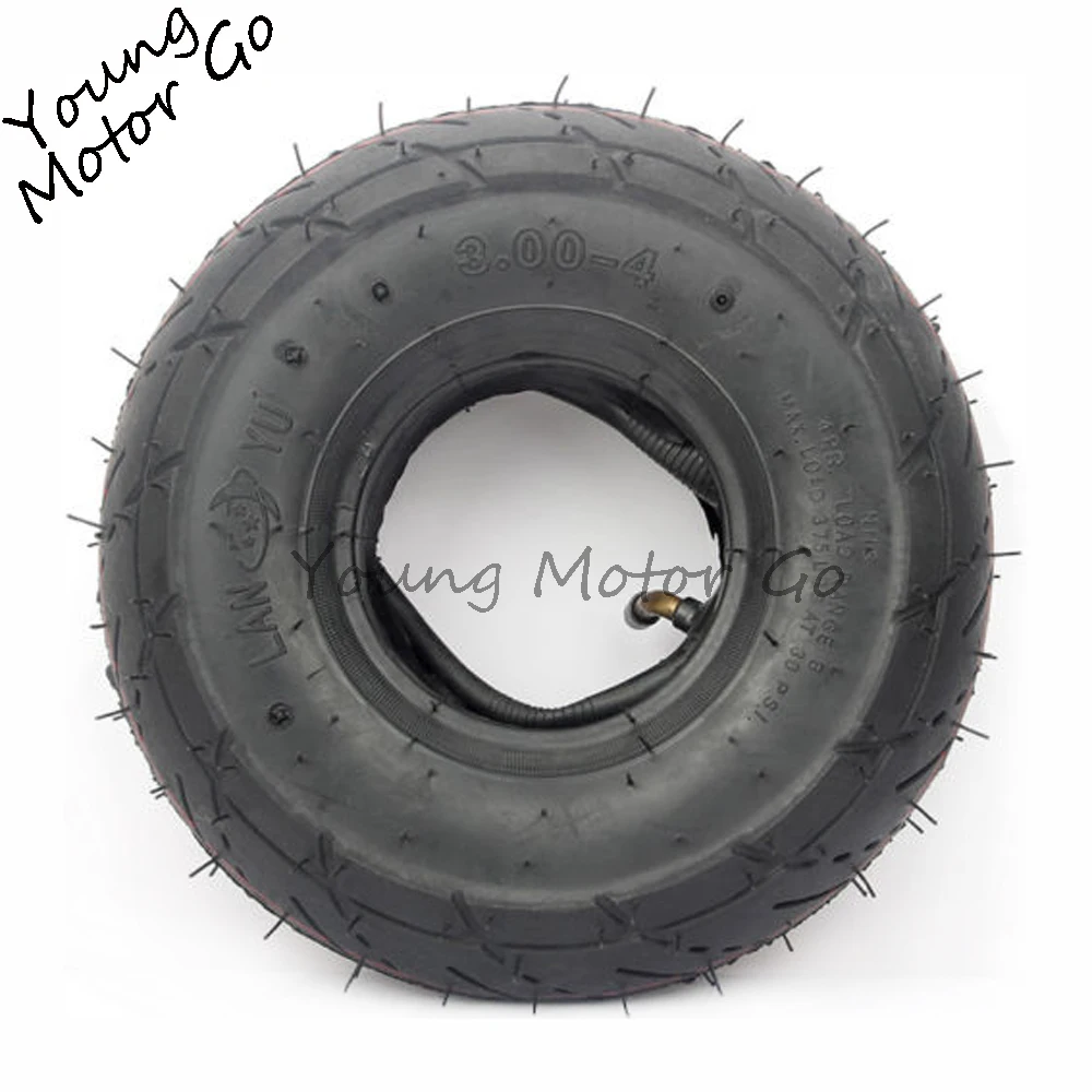 Inner Tube Outer Tyre Wheel 3.00-4 3.00 X 4 Gas & Electric Scooter Mini ATV Quad