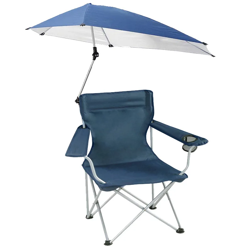 

Outdoor Leisure Folded Sunshade Chair Portable Fishing Beach Chair Camping Chair Cast Chair Backrest Chair Umbrella Flux Chair