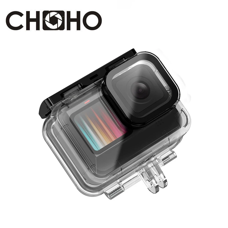 For Gopro 9 10 11 12 Accessories Waterproof Housing Case Diving 45M Protective Protector Mount Shell For Go pro Hero12 Black New