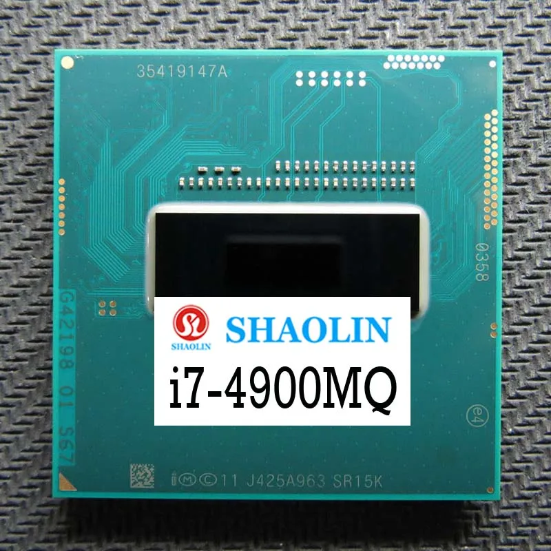 I7-4900MQ i7 4900MQ SR15K 2.8GHz Quad-Core processore CPU a otto Thread 8M 47W Socket G3/veroriginale SHAOLIN Versio ufficiale