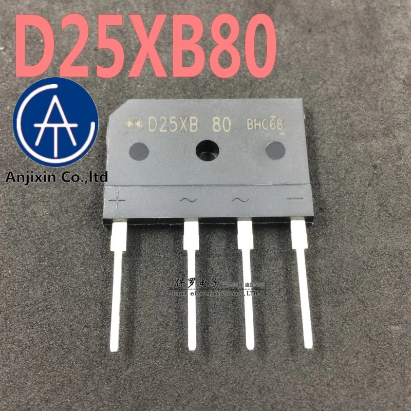 10pcs 100% orginal and new induction cooker bridge rectifier D25XB80 25A 800V DIP-4 bridge rectifier instead of D25SB80 in stock