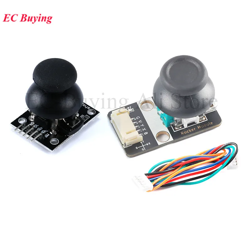 For Arduino Dual-axis XY Joystick Module PS2 Button Game Rocker Joystick Control Lever Sensor KY-023 Electronic Building Block