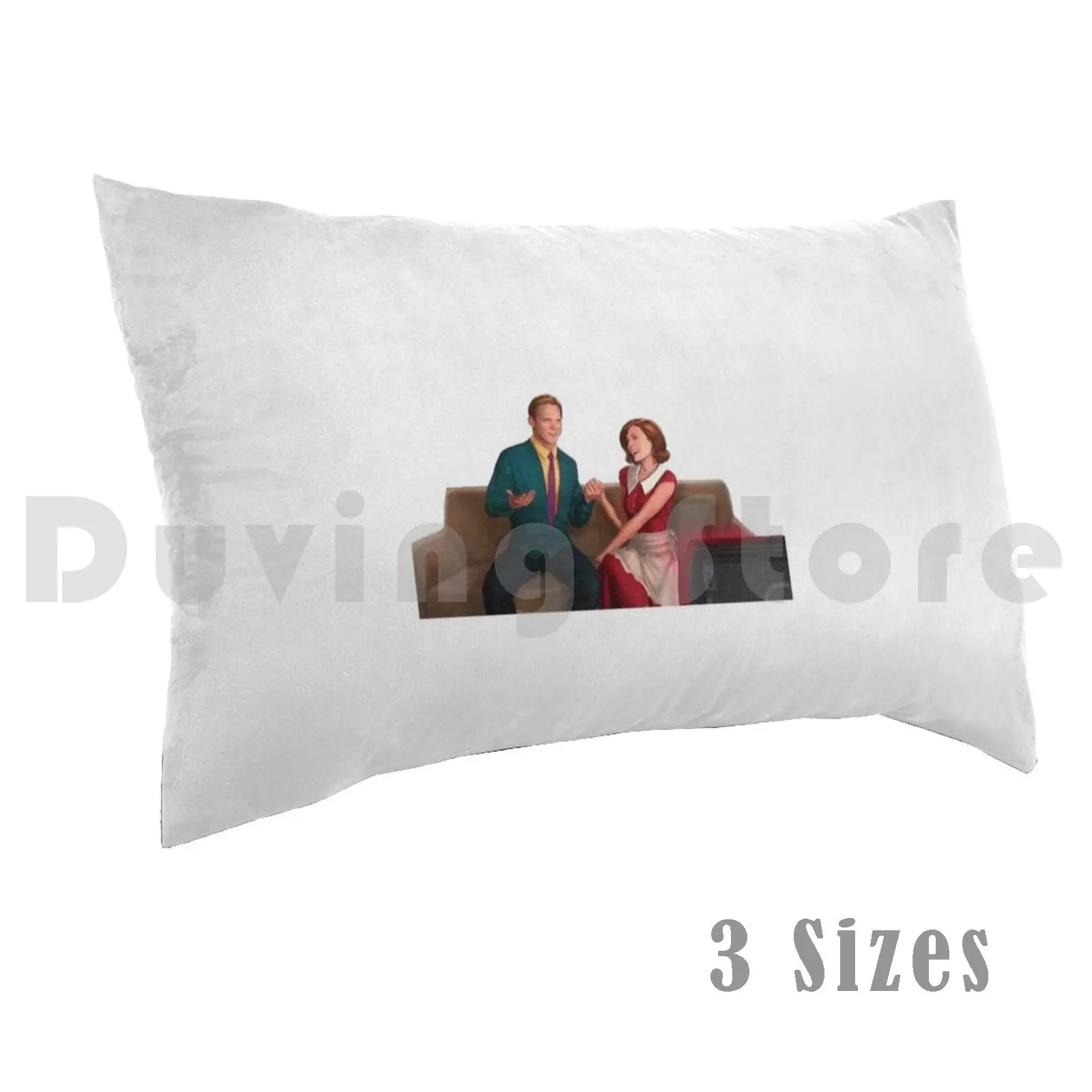 Wandavision Pillow case Wandavision Vision Wanda Scarlet Witch Age Of Ultron Mcu