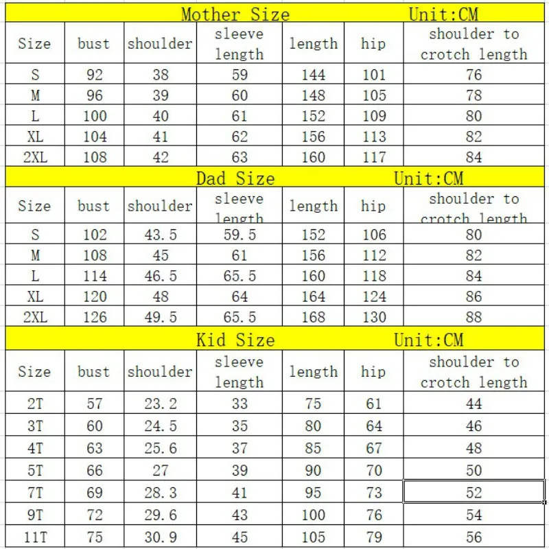 New Year\'s Family Matching Christmas Pajamas Sets Mom and Dad Baby Kid Clothes Print Family Outfits Sleepwear Nightwear 4 Styles