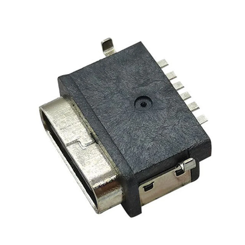 防水USBタイプCコネクタ,6ピン,10個,充電ジャック,Xiaomi,Huawei,Samsung用