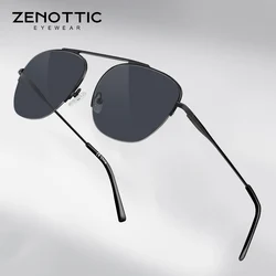 ZENOTTIC Brand Design Pilot Sunglasses For Men Fashion Oversized Retro Sun Glasses For Women UV400 Shades
