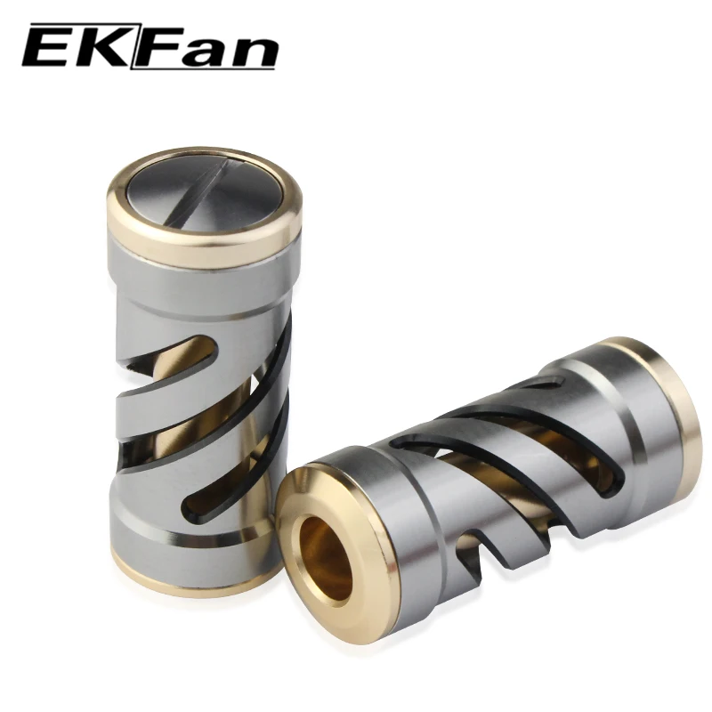 

EKFan 2pcs Aluminum Alloy Fishing Reel Handle Knob For Water-drop Drum-wheel & Bait Casting Fishing Reel