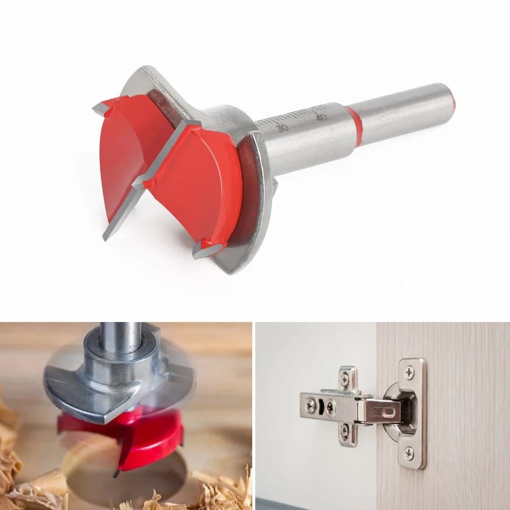 1pc Diameter 35mm Adjustable Carbide Drill Bits Hinge Hole Opener Boring Bit Tipped Drilling Tool Woodworking Cutter