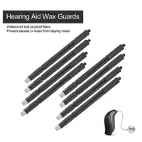 8pcs/Box Hearing Aid Ear Wax Guards Dustproof Earwax Guard Filters 1.2mm/2mm Hole Diameter Hearing Aids Accessory for Elderly 4