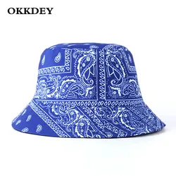 Chapeau seau Double face en coton unisexe pour hommes et femmes, casquette de pêcheur pliable à la mode, Panama, pour l'été